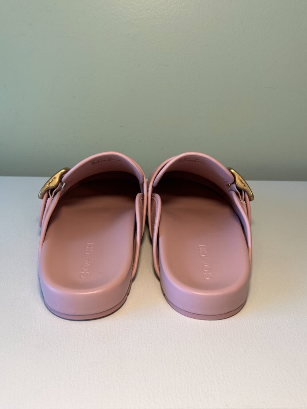 Coach Women's Archival Buckle Clog In Signature Jacquard Canvas - Picture 8 of 14